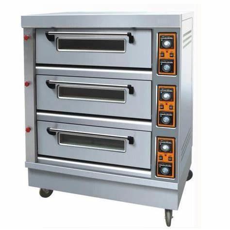 Quality Good Uniformity Bread Oven Machine Customized With Security Siren for sale
