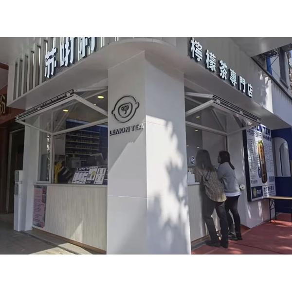 Garden Culinary Folding Window Connecting Indoor Counters to Outdoor Planter Box Herb Gardens