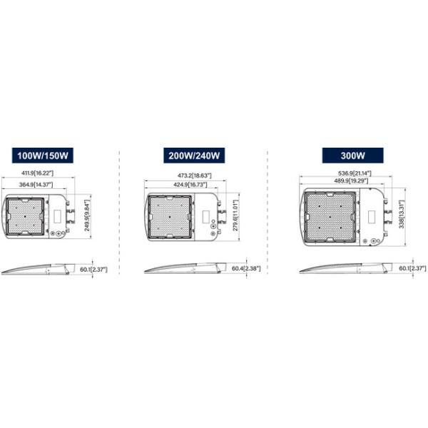 Energy Saving LED Area Light 3000K 4000K 5000K LED Parking Lot Lights