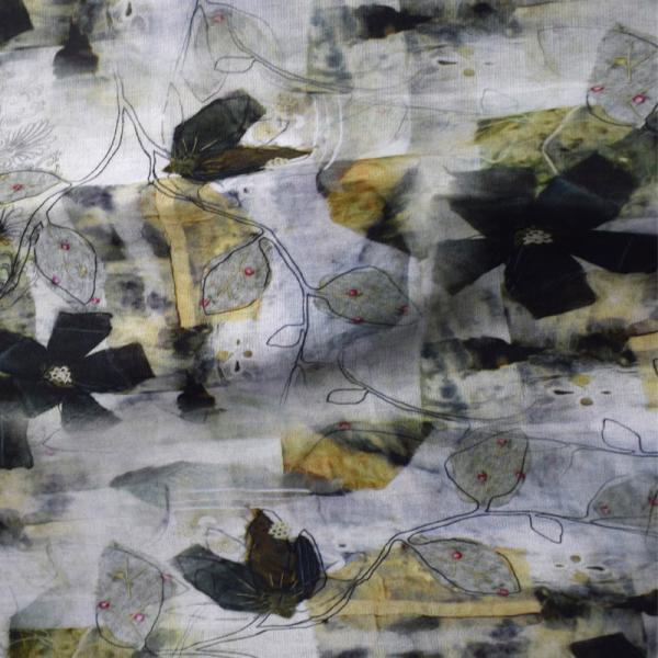 Quality Ramie Blended Polyester Printing Fabric Striped Home Textile Clothing for sale