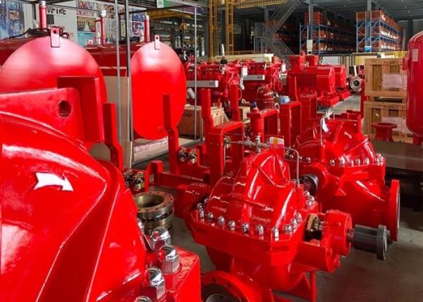 Quality UL / FM Listed Split Case Single Stage Fire Pump Set With NFPA 20 Standard for sale