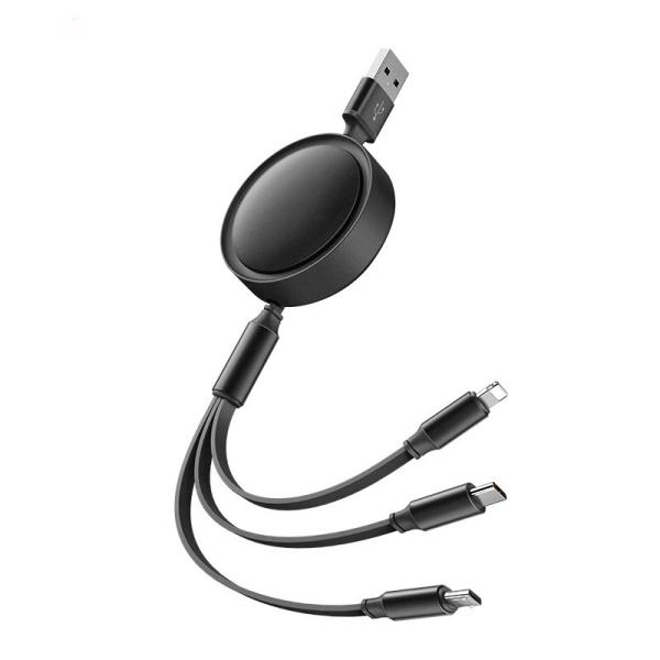 Quality Retractable Multiple OD 3.5mm Universal Charging Cables Custom Logo for sale