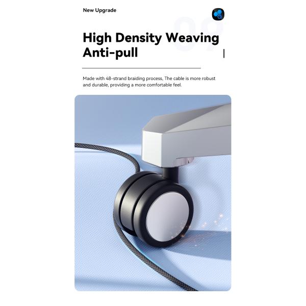 ESSAGER ES-X53 Series 100W USB C to USB C Magnetic Charging Cable