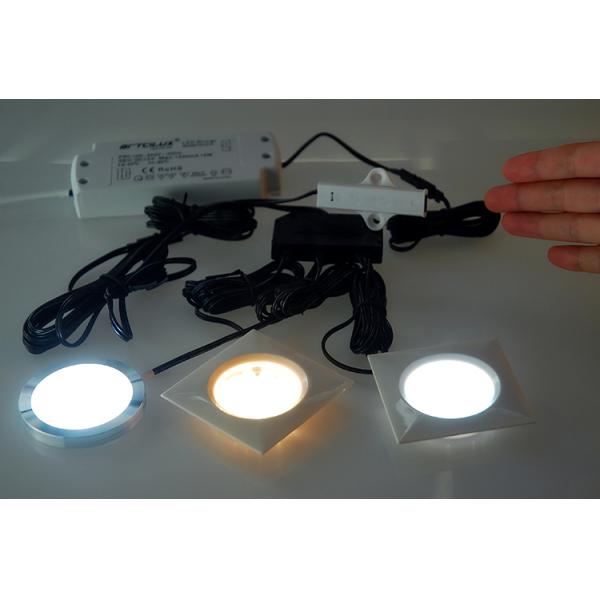 Plastic Electronic IR Sensor Light Switch DC 12V For Cabinets Wardrobes