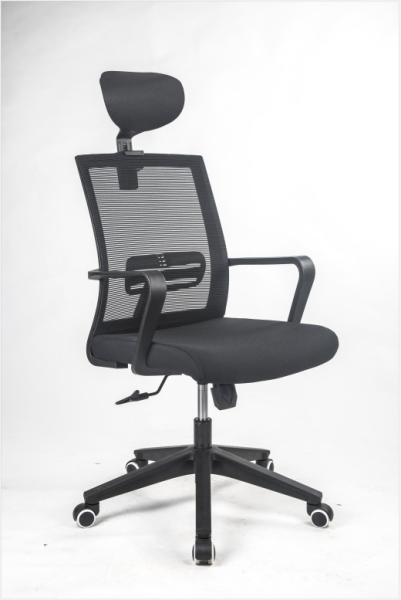 Quality Black PA66 Swivel Office Chairs With Mesh Seat 3D Armrests for sale