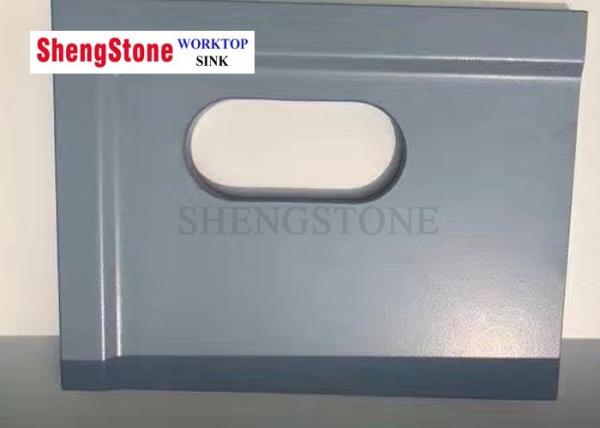 Quality Durable Ceramic Countertop Slab / Worktop , Grey Solid Ceramic Countertop for sale