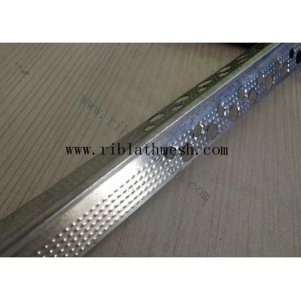 2cm Wing Perforated Metal Galvanized Corner Bead For 0.325mm Thickness