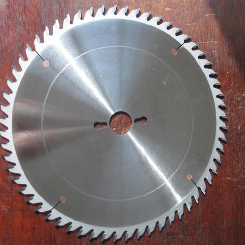 Trapezoidal teeth circular flat carbide saw blade for aluminium cutting