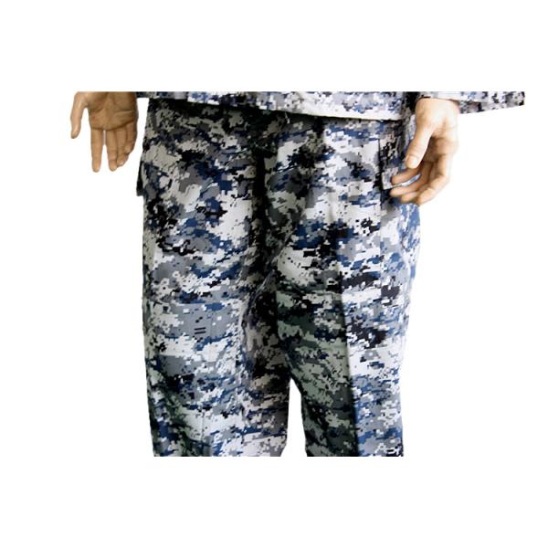 Epaulets Iraq BDU Army Uniform with Polyester / Cotton Fabric Multiple Pockets