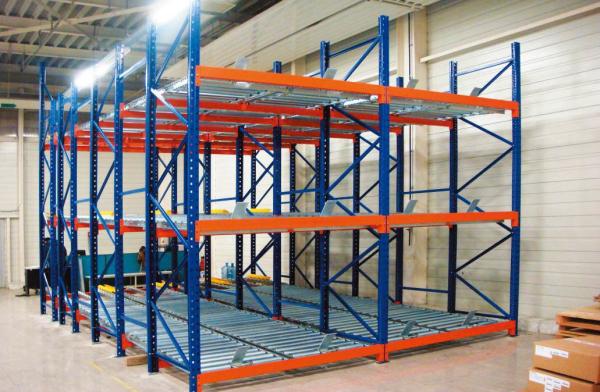 Quality Adjustable Industrial Gravity Shelving Pallet Flow System High Density for sale