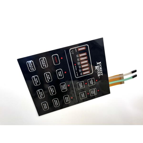 Electronic Reverse Printing Momentary Push Button Switch With High Performance