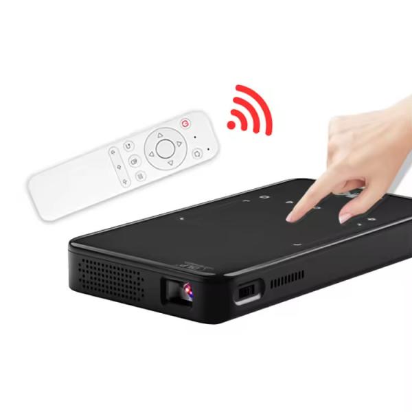 Quality Flyin S90 4K Mini Portable Android Smart DLP Projector WIFI Bluetooth Enabled Shaped Mobile Phone US Plug LED Lamp 3D Battery for sale