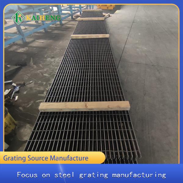 8m Long Span Toothed Steel Grating Customized Press Welding Process