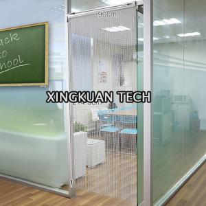 China Decorative Aluminium Chain Link Fly Curtain Screens 90×210cm on sale