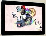 Metal Shell 47 Inch LCD Digital Signage Display Infrared multi - point touch