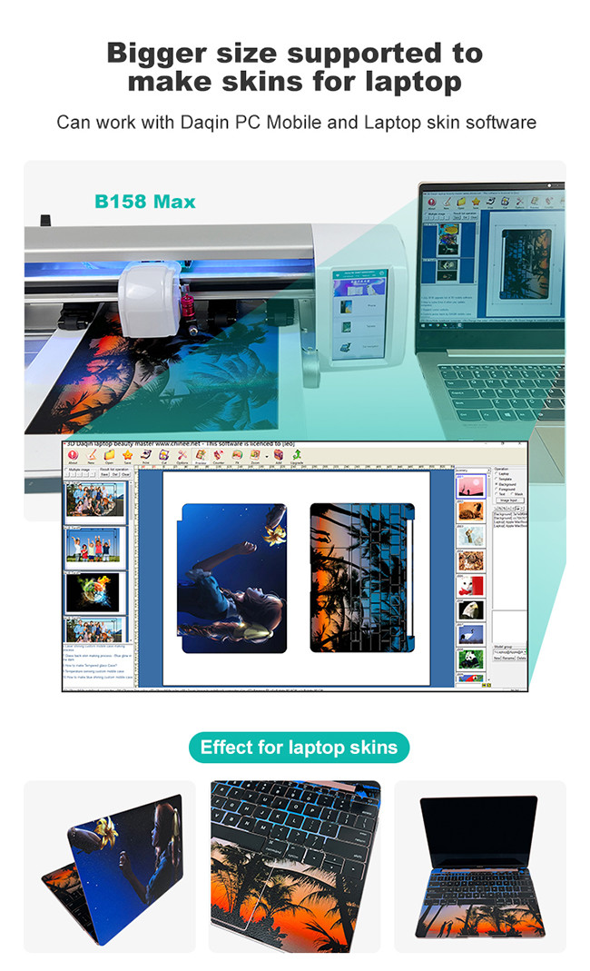 Tpu Hydrogel Film Screen Protector Cutter Plotter For Back Stickers