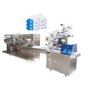 China Baby Wet Wipes Packaging Machine 3KW Multi Function Packing Machine on sale
