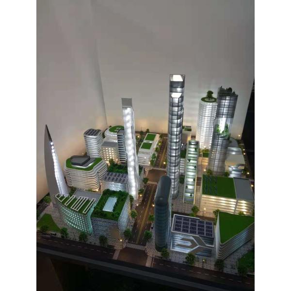 1 / 200 Scale Miniature 3D Max House Model Acrylic Plastic Material