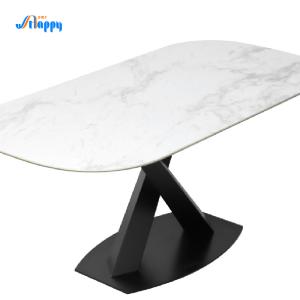 1700mm White Modern Rectangle Dining Table For Kitchen Use DT-1031