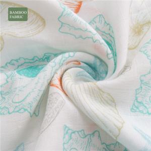 Buy cheap Breathable Spotted Bamboo Muslin Fabric Zero Formaldehyde Cute Pattern Plain Style product