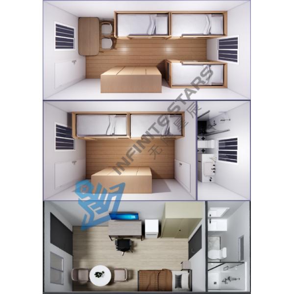 20ft 40ft Modern Prefab Container Homes Easy Transportation Prefab Folding House