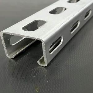 GB/T Strong C Shaped Slotted Metal Framing Strut Channel Performaged Carbon Steel Struts From 50mm To 300mm
