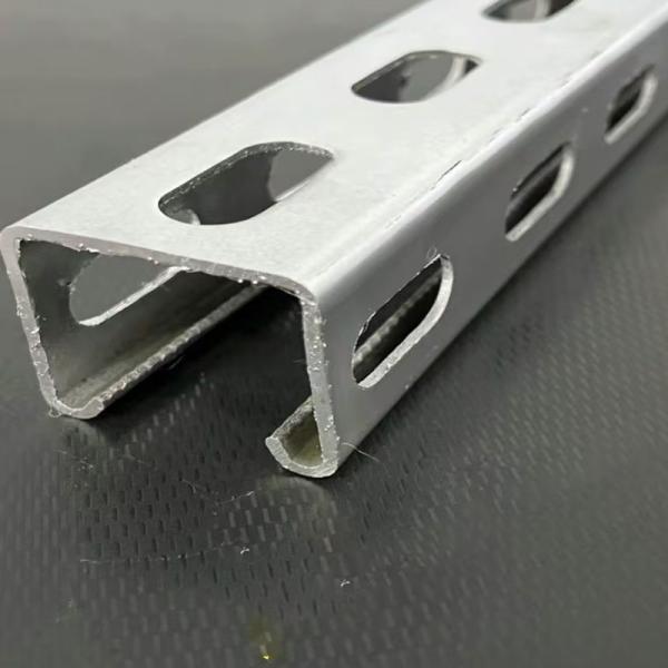Quality GB/T Strong C Shaped Slotted Metal Framing Strut Channel Performaged Carbon Steel Struts From 50mm To 300mm for sale