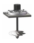 Flange torque sensor for Mixer agitator torque monitoring and control