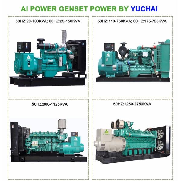 70 Kw 3 Phase Ac Chinese Diesel Generator 88kva Auto Control 140A