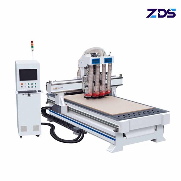 Quality Four Spindles Woodworking CNC Machine Cutter 1325 With Double Worktable for sale
