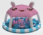 Children Inflatable Water Pool Customized With Small Floating Toys