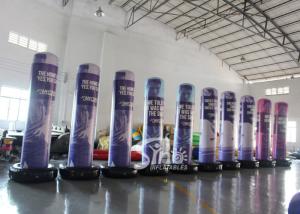 Buy cheap 3 Mts High Custom Design Airtight Advertising Inflatable Column Completely Digital Printed Made Of Best Material product