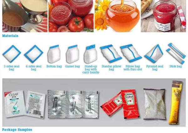 Medium Paste Vertical Liquid Filling Machine 5kg Automatic Bag Forming Machine