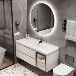 China SONSILL Ceramic Bathroom Vanity Small Bathroom Vanity With Sink 70kg on sale