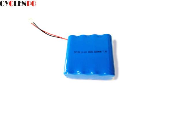 Quality Customized ICR Lithium 18650 Battery Pack 7.4v 8000mah No Explosion For Digital Products for sale