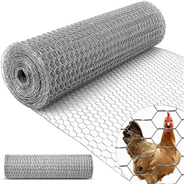 Green Color Double Twisted Pvc Coated Hexagonal Wire Mesh Galvanized Chicken