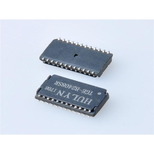 10/100/1000 Base-T Quad port SMD LAN Magnetic Transformer,24PIN,Very low profile PCMCIA /PC Card, SMD package.