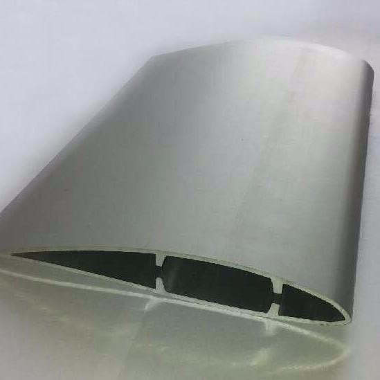 Quality Architectural Extruded Airfoil Aluminum Louver Blade For Industrial Building for sale