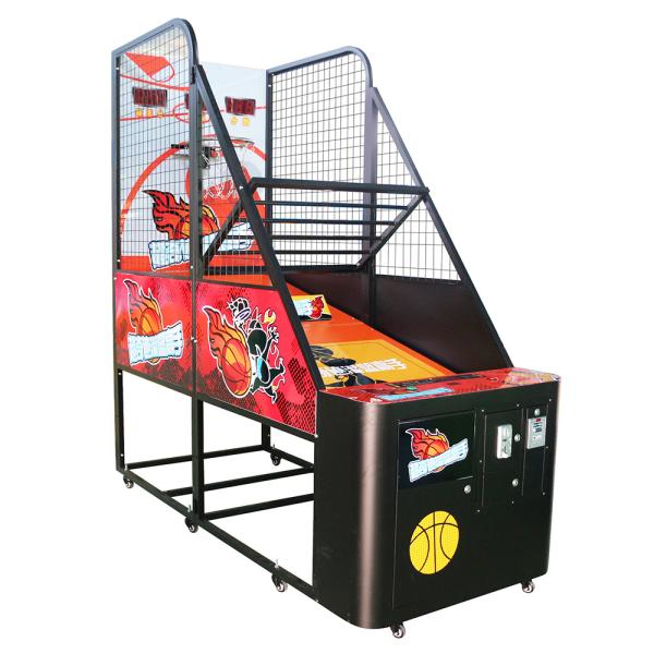 Quality Basketball Shooting Machine Rebounding One Player Lottery or Score Optinal for sale