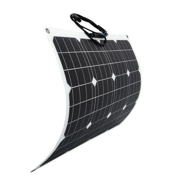 Quality 50W Semi-Flexible Solar Panel For Car Boats With Top Efficiency And ETFE Surface for sale
