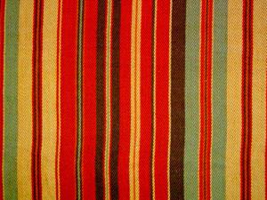Tear - Resistant Printed Cotton Canvas With Multi Coloured Stripe