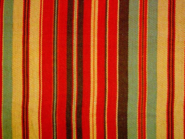 Quality Tear - Resistant Printed Cotton Canvas With Multi Coloured Stripe for sale