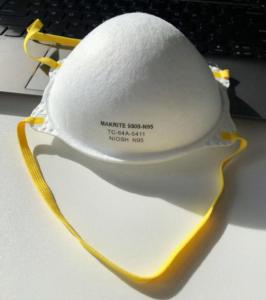 China Soft N95 Face Mask , Hospital Respirator Mask With NIOSH Certification on sale