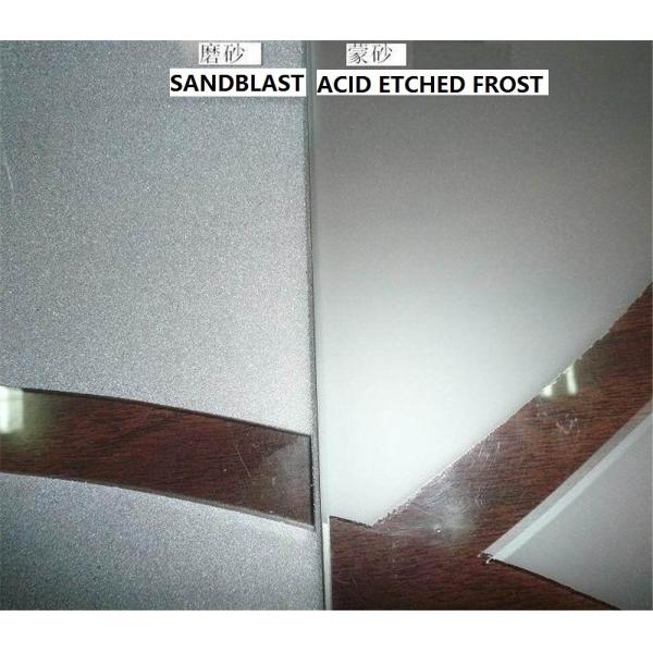 Decorative Custom Deep Carved Glass Panel Tempered SAI Certificated