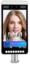 Quality Fever Sensor 8" IPS LCD Screen 10W Face Recognition Temperature Measurement for sale