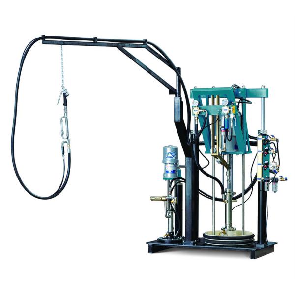 Manual Sealing Machine Included Silicom Pump Freezer And Rotated Table For Insulating Glass