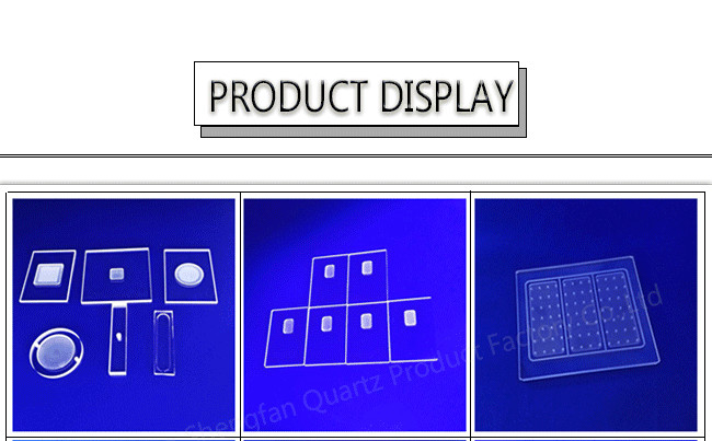 Custom Grooved Quartz Sheet Quartz Window Mirror PerforatedHigh Temperature Resistant Optical Transparent Quartz Glass