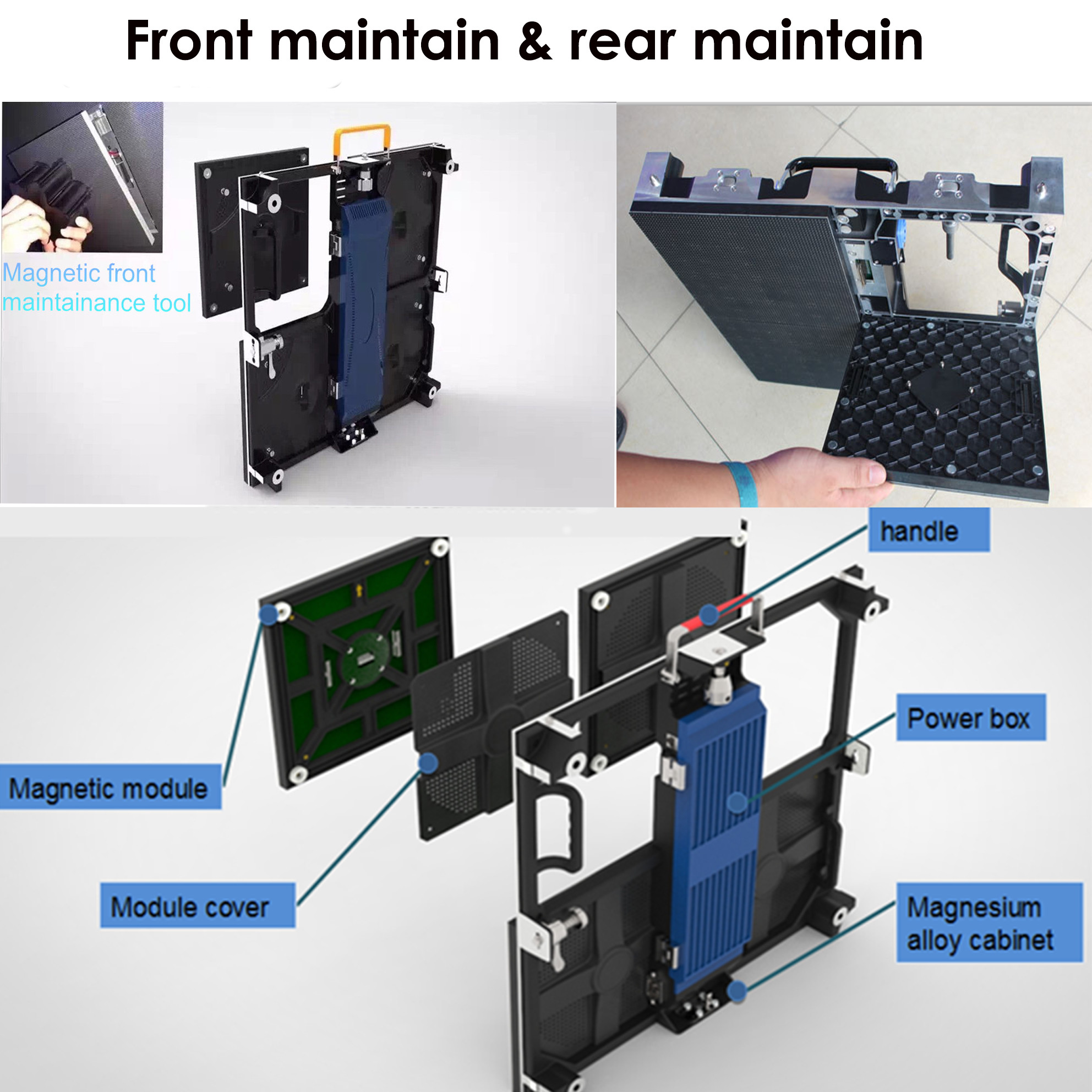Mobile LED Display Module For Stage Concert Dj Background Novastar Linsn Control
