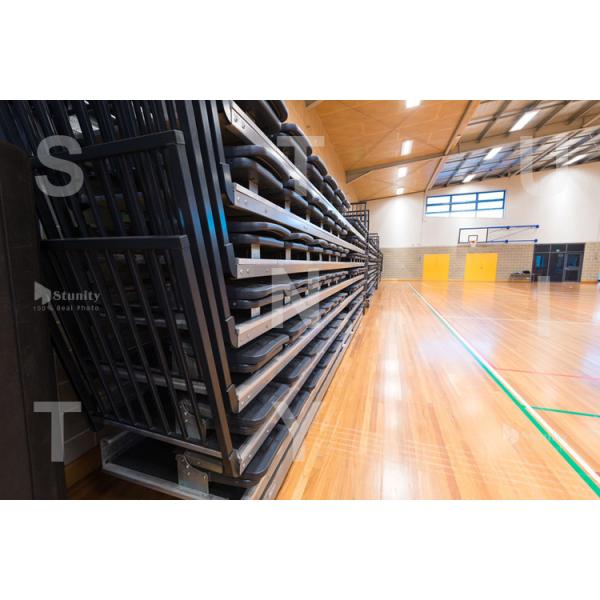 STUNITY Foldable Telescopic Bleacher System For School Halls