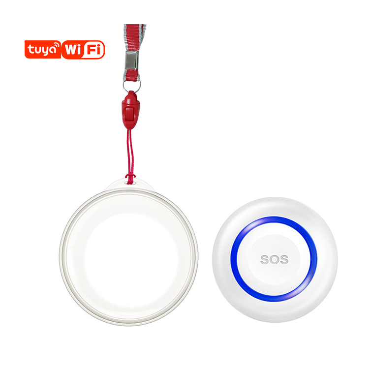 802.11b Tuya WiFi SOS Button 433.92MHz Smart Alarm Sensor Waterproof